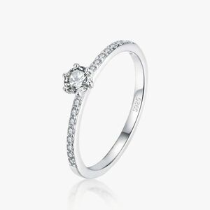 S925 Cubic Zirconia Sterling Silver Ring - NWT